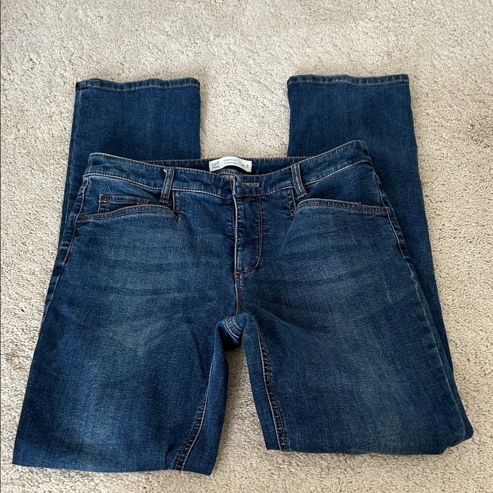 J Jill Classic Blue Denim Jeans - Picture 1 of 2